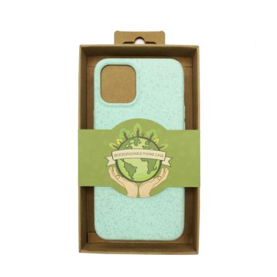 China Zero Waste Biodegradable Phone Case Custom With Shockproof Designs Designer Mobile Cell Phone Environmental Friendly Waterproof Case for sale