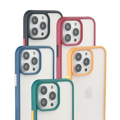 China Cheap price shockproof PC TPU material OEM ODM frosted phone case for iphone 11 12 13 mini pro max for sale