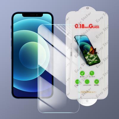 China Easy Installation 9H 3D Easy Full Coverage HD Anti Explosion Tempered Glass Screen Protector For iPhone 12 11 pro xr max x 8 7 xs for sale