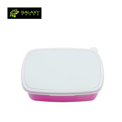 China Food Safety Sublimation Rectangle Traditional Lunch Box Blanks For Kids for sale