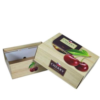 China Disposable Specialized Fresh Fruit Cardboard Box Cardboard Box For Fruits And Vegetables for sale