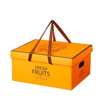 China Disposable Customized Logo Printed And Size Cardboard Cardboard Box For Fruits And Vegetables for sale