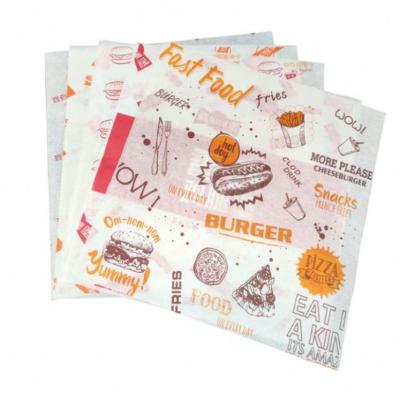 China Recycled Materials Factory Supply Bargain Price Sealed Food Printed Custom Paper For Burger for sale