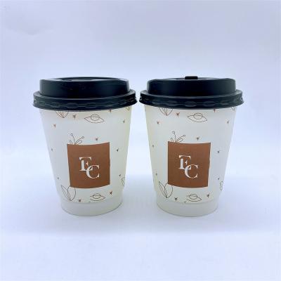 China Paper Cup Disposable Hot Custom Paper Coffee Cup With Logo Coffee Paper Cups for sale