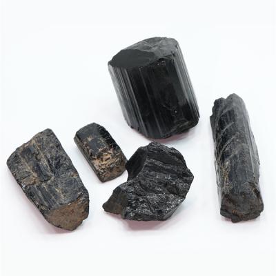 China China Cheap Price People Open Natural Handmade Polish Black Tourmaline for sale