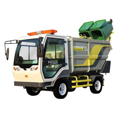 China Construction material stores L35 4x2 hook arm truck /detachable container garbage truck/roll on sale Roll Off Van Garbage Truck For Hot for sale