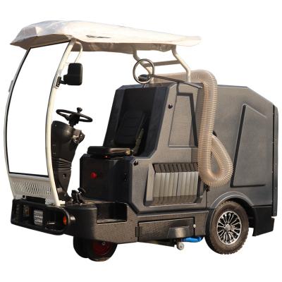 China Park Lawn Leaf Machine Small Drive Cleaning Leaf Collecting Truck for sale