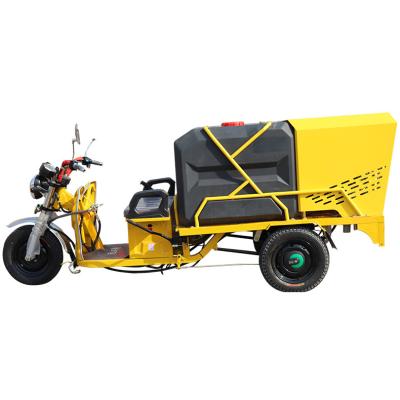 China The other high quality electric tricycle high pressure cleaning truck for fast cleaning sidewalk and high pressure auxiliary c road for sale