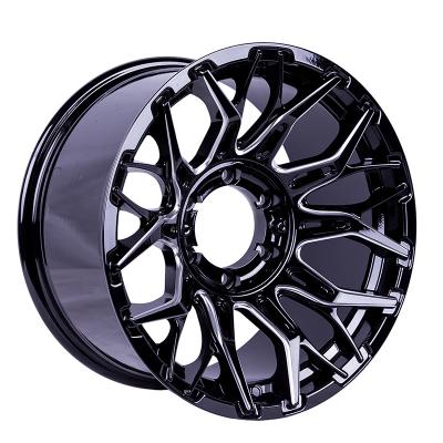 China Aluminum Milled 6X139.7 Multi Full Size Spoke Alloy Wheels 18 Inch Off Road Wheel For SUV for sale