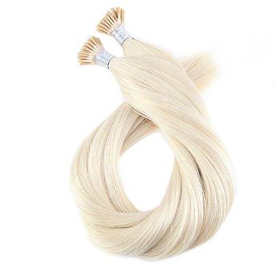 China Silky Straight Wave 24 Hours Shipping Virgin Russian Remy Mongolian Keratin Bonded Mini I Bond Tip Hair Extensions For Birthday Party for sale