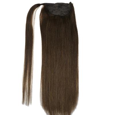 China Factory Price Ponytail Ponytail Hair, Ponytail Magic Wrap Around Ponytail Clip Ins Hair Extensions 100g For Women for sale