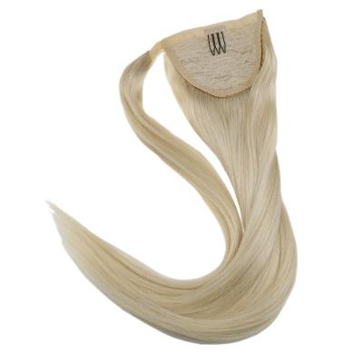 China Health Hair Ponytail Aligned To Weave Brazilian Western Body Silver Style Time Wave Ponytail Extensions for sale