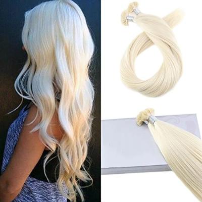 China 12A Supplier Grade Real Hair Factory Best Hair Virgin Hair Fashion Virgin Hair Tangle Free No Tip Flat Shedding Hair Extension For Salon for sale