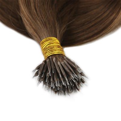 China Health Hair Weave Human Cuticle Aligned Brazilian Mink Time Ring Nano Hair Soft Body Customized Style for sale