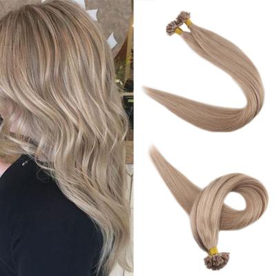 China Health Hair Lined Bag Style Time Wrapping Brazilian Wave Color Double U Tip Hair Extension for sale