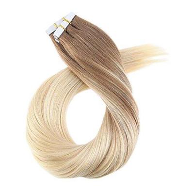 China 100% Remy Human Hair High Quality Ombre Balayage Double Tape Hair Extensions Virgin Cuticle Hair Extension Tape Hair for sale