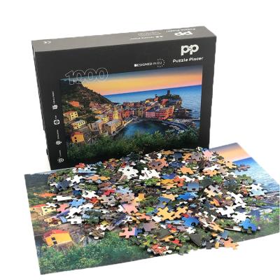 China Recyclable China manufacturer customized OEM rompecabezas 1000 piece jigsaw puzzle for adult for sale