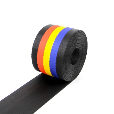 China High Tenacity High Tenacity Flat Weave Strap Tight Lines Grain Nylon Webbing For Furniture Bags for sale