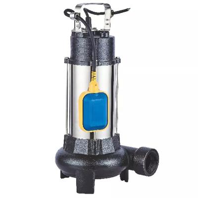 China Eco-friendly 4inch Mud Dirty Trash Lift 12m Fecal Cut Crusher Pump Sewage Sewage Cutter Submersible Pumps For Africa for sale