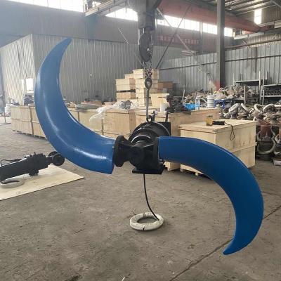 China Factory Sewage Discharge Device Mixer 1.5kw Cast Iron Submersible Diving Propeller for sale