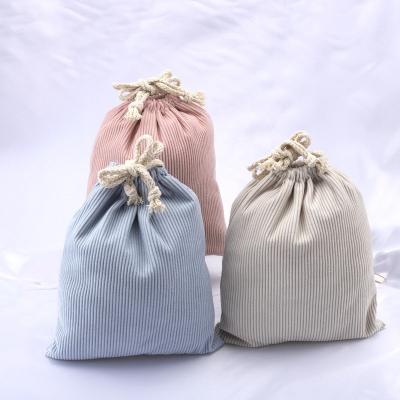 China Safety Promotion Soft Corduroy Dust Bag For Shoes Paackaging Customized Velvet Gift Dust Clothes Bag for sale