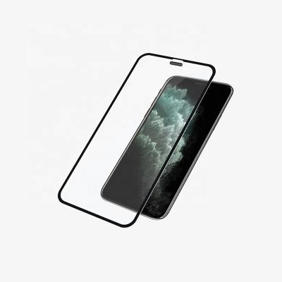 China Mobile Phone PET Frame Anti Explosion Dust Factory Tempered Glass PET Screen Protector For Iphone 11 pro max for sale