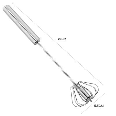 China High Quality Metal Stainless Steel Hand Beater Cream Beater Flour Baking Tool for sale