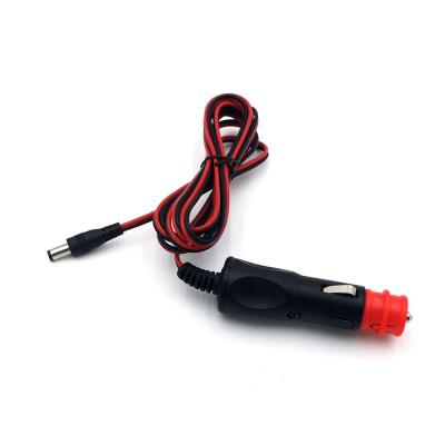 China High Quality GPS 12V 24V Car Cigarette Lighter Socket Plug Connector Male Car Charger With Top Off Switch for sale