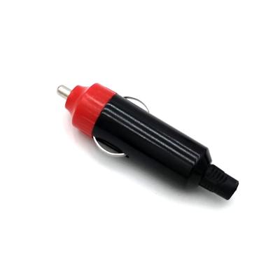 China Automotive Bakelite Material Car 12V Male Red Head Cigarette Lighter Plug for sale