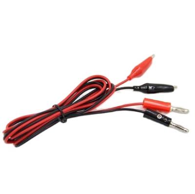 China GPS China Black And Red Wire Clip Banana Plug Test Leads for sale