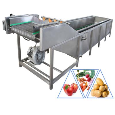 China 304 Edelstahl 1200kg-/Hgemüse- und Frucht-Waschmaschine zu verkaufen