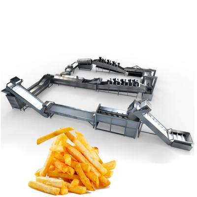 China 100kg/H linha de produção automatizada das batatas fritas do SUS 304 à venda