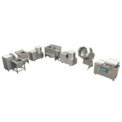 China Plátano Chips Production Line Frying Packing de Ss304 100kg/H en venta