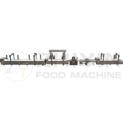 China Chips 100kg/H, die Maschine PLC-Pommes-Frites machen Linie machen zu verkaufen