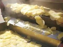 potato chips production line,chips frying machine