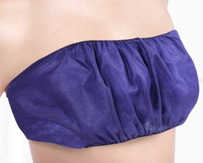 China Plain Breathable Disposable Underwear Spa Salon Beauty Nonwoven PSH Bra for sale