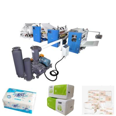 China Hotels Automatic Tissue Paper Making Machinery Facial Tissue Folding Machine en venta