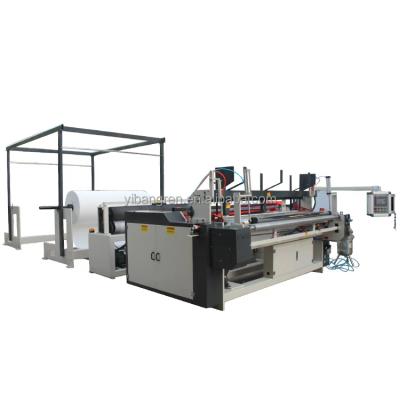 Cina Professional Hotels Best Price 5.5kw Toilet Paper Tissue Paper Roll Rewinding Machine in vendita