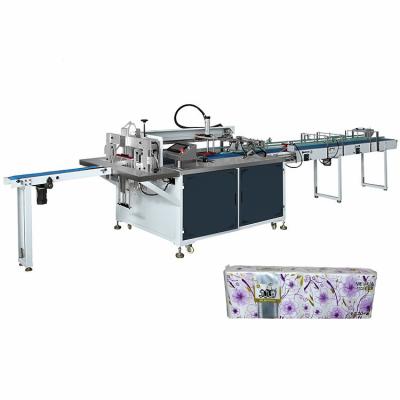 China Hotels Roll Plastic Toilet Paper Wrapping Machine Rigid Wrap Machine Toilet Paper Packaging Packing Machine zu verkaufen