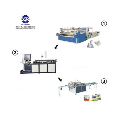 China Hotels Kitchen Towels Making Machinery Kitchen Paper Production Line zu verkaufen