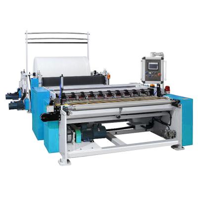 China Popular Automatic Hotels Rewinding Tissue Paper Toilet Paper Roll Embossing Machine for sale