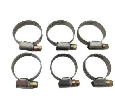 China Germany Type Automobile Stainless Steel Screw Band Hose Clamps for sale