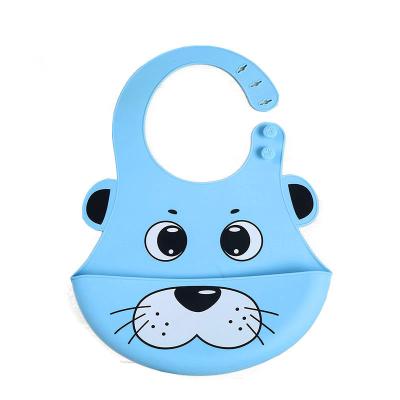 China 2019 Antibacterial Hot Sale Factory Directly Sell BPA Free Wipes Clean Waterproof Silicone Baby Bib Easily for sale