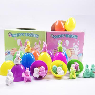 China Diy Opens XFM Easter Eggs Cartoon Twisted Hand Tearing Plastic Opening Blind Box Diy For Kids for sale