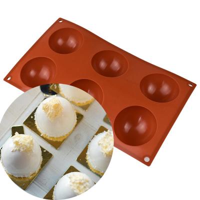 China Viable Factory Size Wholesale Custom Silicone Mousse Cake Chocolate Cake Bomb Mold for sale