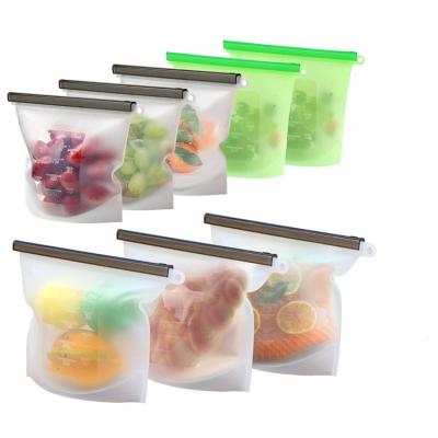 China Newest Design Good Price Viable Silicone Big Food Storage Bags Manufacturer for sale