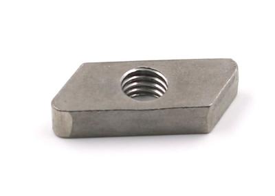 China Furniture Industrial Stainless Steel Square Nuts Corrosion Resistance for sale