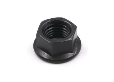 China Special Black Grade 8 Steel Hex Flange Nut Used for Automobile Maintenance for sale