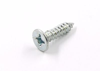 China Home Decorating Self Tapping Screws , DIN7982 Cross Recessed Flat Head Screw for sale