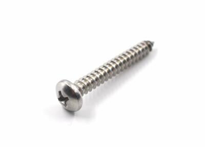 China Stainless Steel Self Tapping Screws , Cross Recessed Pan Head Screw DIN7981 for sale